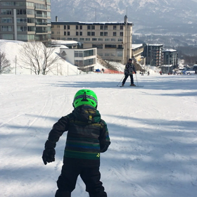 スキー旅行の画像