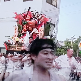 博多祇園山笠流れ舁き・自分の町内で舁く練習をします。の画像