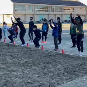 1月28日　立ち幅跳び②の画像