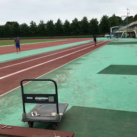 川越陸上競技場練習④の画像