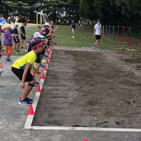 7月9日 立ち幅跳び①の画像