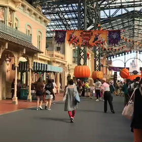 ミッキーカボチャのフォトロケーションの画像