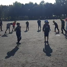 5月1日 所走練習 準備運動&ジョグバトン⑦の画像