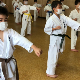 夏季合宿ラストスパート　100本組手　やっぱり気合いと根性だ！日本空手道　木鶏會　石岡市の画像