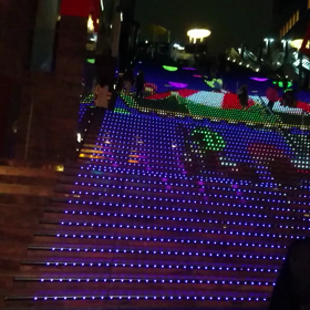 大階段のイルミネーションの画像