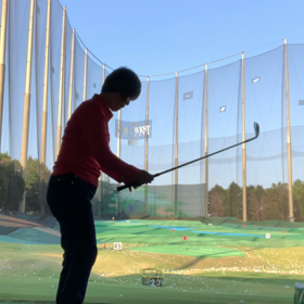 アプローチがピンに寄らない　20ydのアプローチ練習　100切りに必要の画像