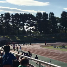 チャレンジカップ ４年男子100mゴール付近の画像