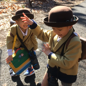 春ですね(*´∀`)♪陽気な兄弟ですの画像