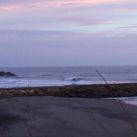 10月2日千葉北、東浪見の朝の波の画像