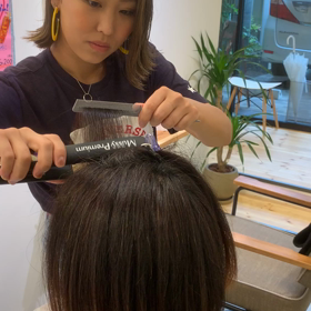 髪のまとまりが、、雨、湿度、、の画像