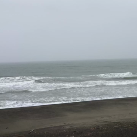 7月1日千葉北、東浪見の朝の波の画像