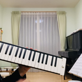 ピアニカで遊ぶの画像