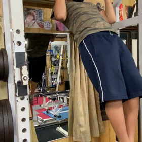 中二2人の二本指懸垂の画像