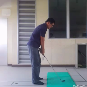 核スイングの錬成～7番アイアンの画像