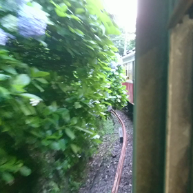 箱根あじさい列車②の画像