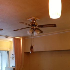 シーリングファン装着の画像