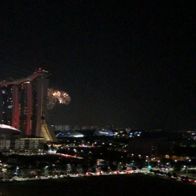 駐在生活@シンガポール 独立記念日の花火と誓い。の画像