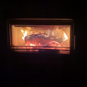 やっぱり薪ストーブです❗️の画像