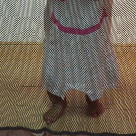 見事な足さばきの画像