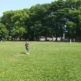 7月2日 ジャベリックボール投げ②の画像