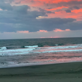 11月20日千葉北、東浪見の朝の波の画像