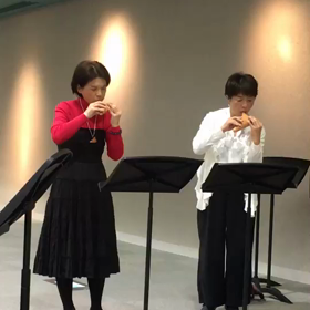 オカリナ演奏の今日の画像