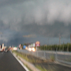 仕事帰りの空の画像