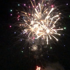 5分間の花火ショーの画像