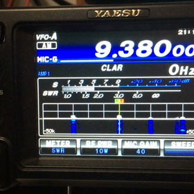 FT-991ASで海外短波受信の画像