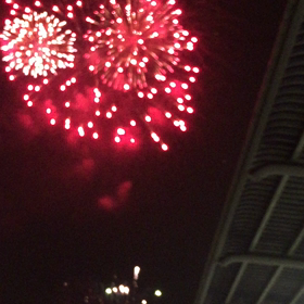 たたら祭り♡花火の画像