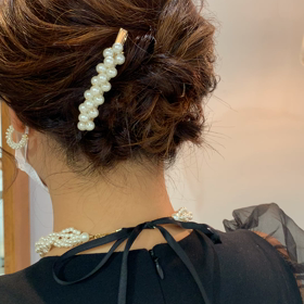 ボブのヘアセットの画像