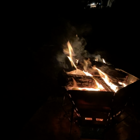 焚火・・・の画像