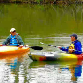 カヌーでのんびり水上散歩♪の画像