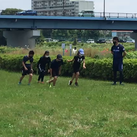 Ｂチームバトン練習⑤の画像