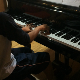 伴奏の練習の画像