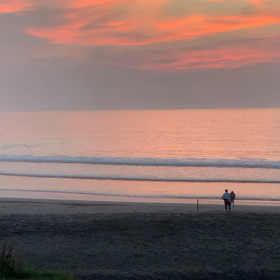 8月10日千葉北、東浪見の朝の波の画像