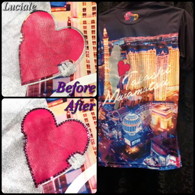 ユニフォームにデコレーション！の画像