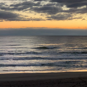 12月15日千葉北、東浪見の朝の波の画像