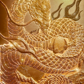 【 金 龍 と台 風 】の画像
