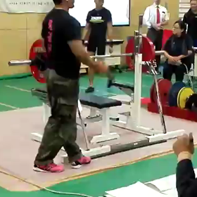 危険な130キロ第1試技。。。の画像