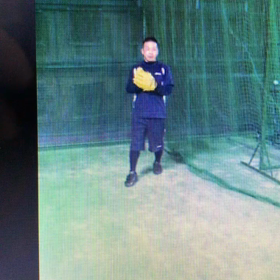 安全な投球を。の画像