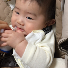 ストローの練習の画像