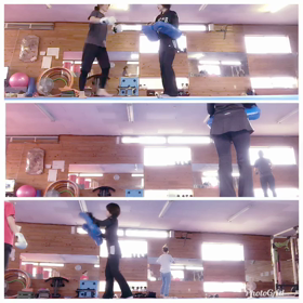 女子ミット打ち！の画像