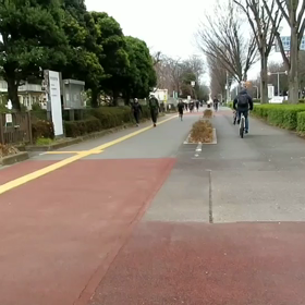 男子ロード練習 ラストスパートの画像