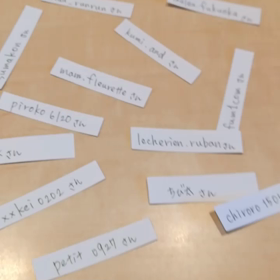 プレゼント企画☆抽選の模様☆の画像