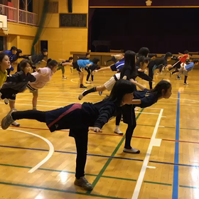 川越小練習(体幹トレーニング)③の画像