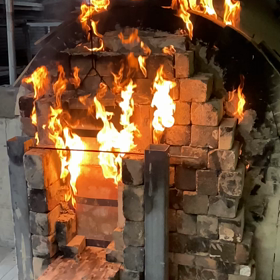 窯焚きの最終の画像