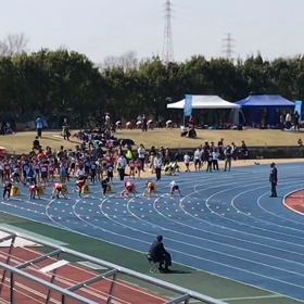 男子100m９組目の画像