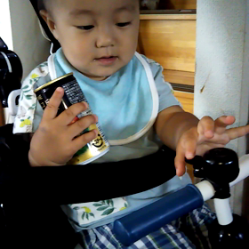 三輪車デビューの画像