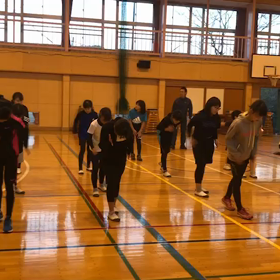 川越小練習 ウォーミングアップ②の画像